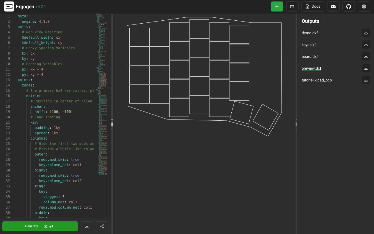 Let's Design A Keyboard With Ergogen v4: Reversible Split Keyboard Tips